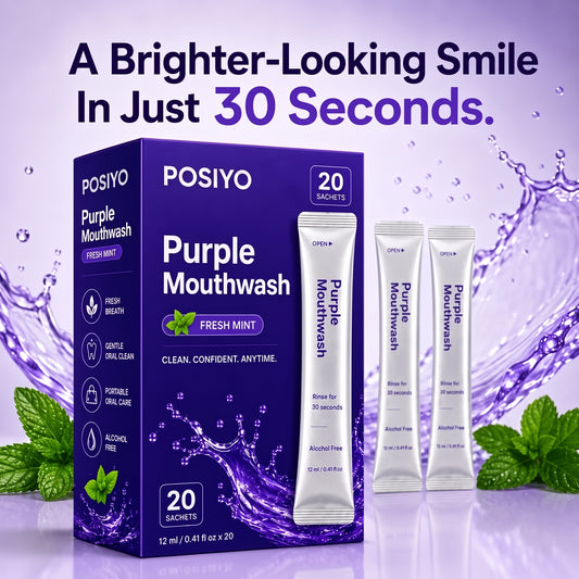 POSIYO Purple Color-Correcting Mouth Rinse