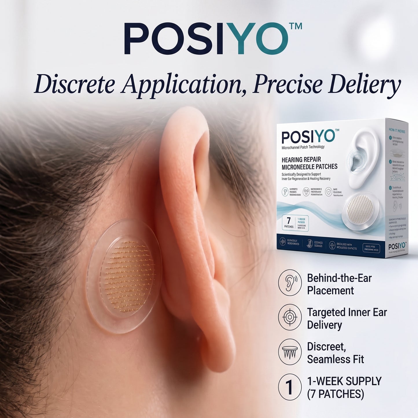HEARING SUPPORT MICRONEEDLE PATCHES