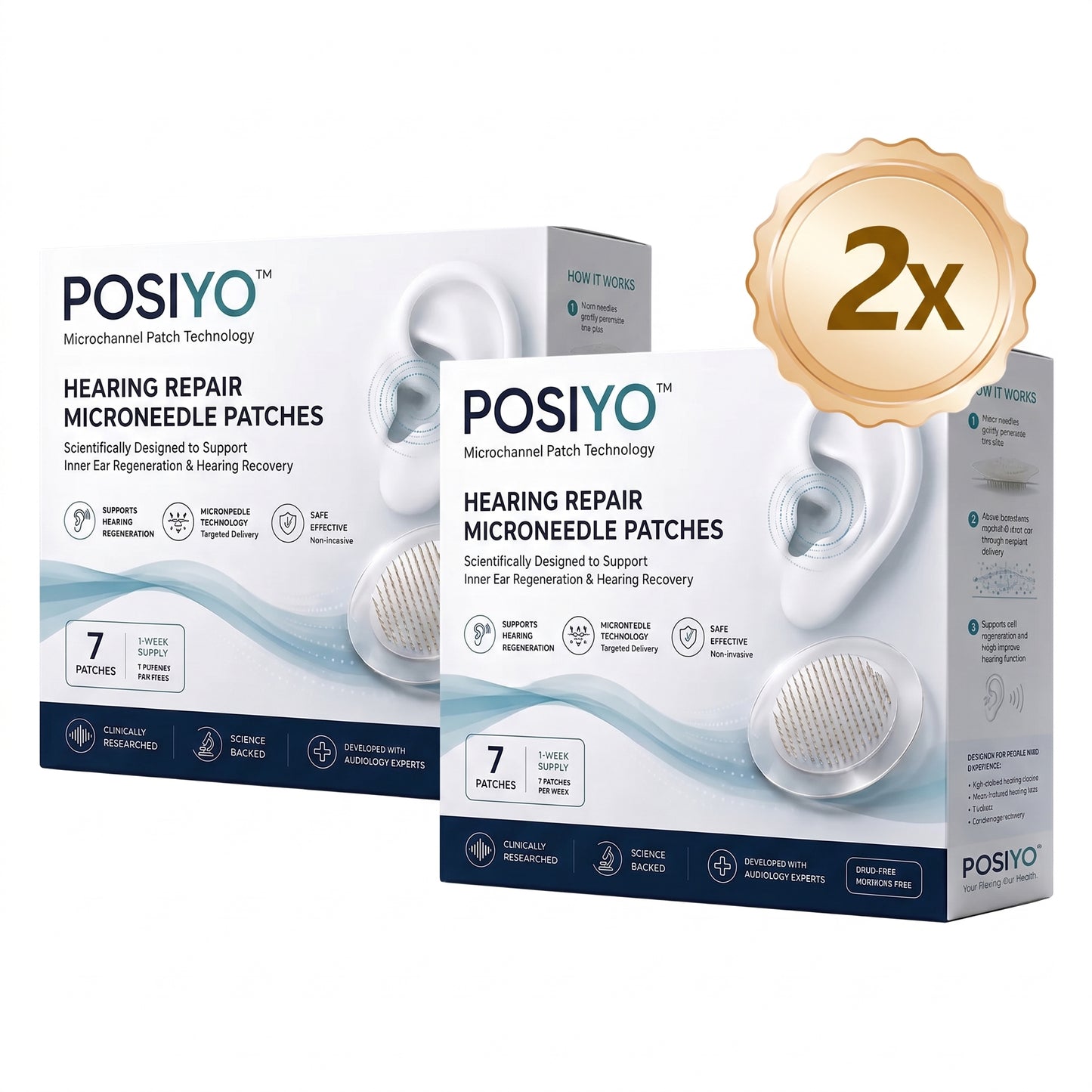 HEARING SUPPORT MICRONEEDLE PATCHES