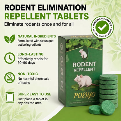 Rodent Repellent Tablet - Create aHome Without Rodents, Safe for Kids& Pets