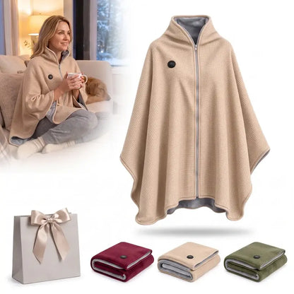 Wearable Heated Shawl 3 Heat Levels Portable Heated Shawl